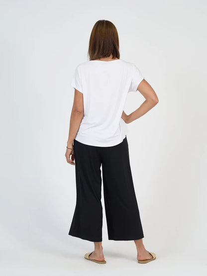 Wilde Bamboo Box Fit Tee White - Lou Lou