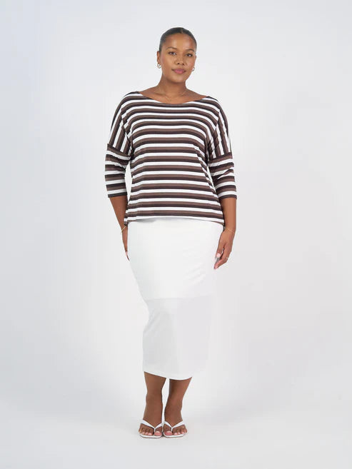 Camila 3/4 Sleeve Bamboo Top - Lou Lou