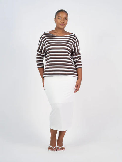 Camila 3/4 Sleeve Bamboo Top - Lou Lou