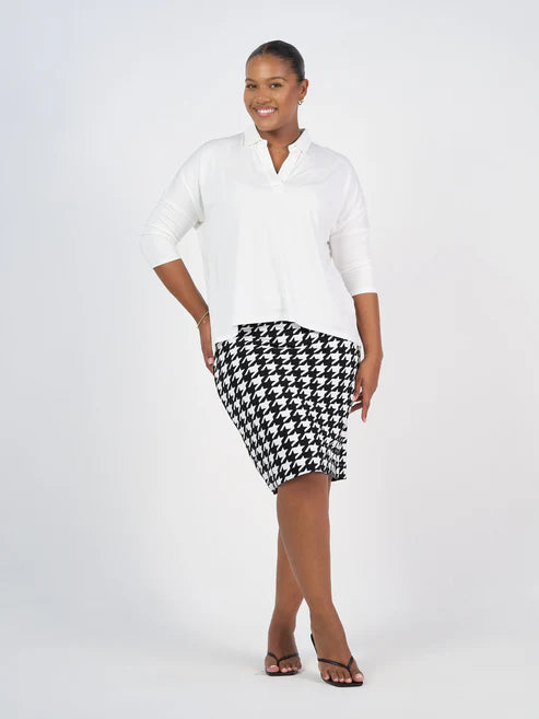Khan Bamboo Collared Polo Top - Lou Lou