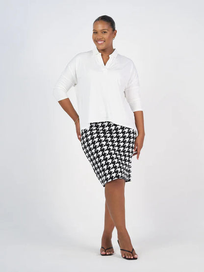 Khan Bamboo Collared Polo Top - Lou Lou