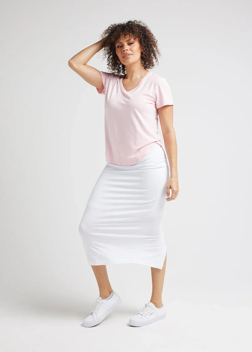 Veronica Bamboo V Neck Tee