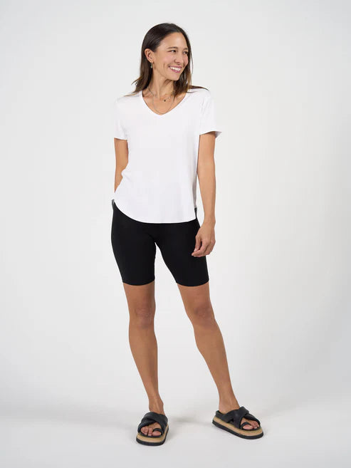 Veronica Bamboo V Neck Tee