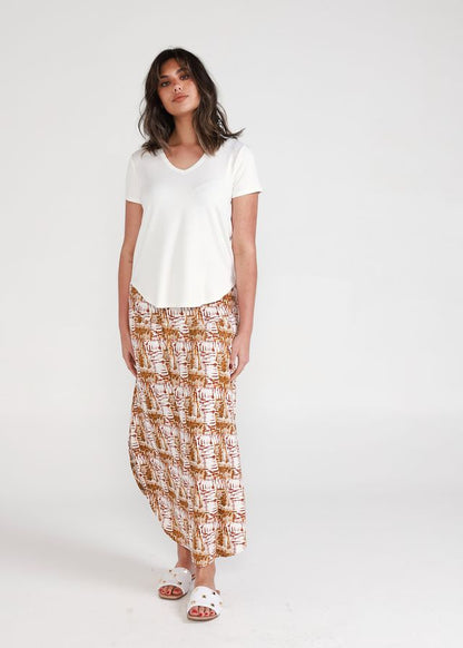 Veronica Bamboo V Neck Tee