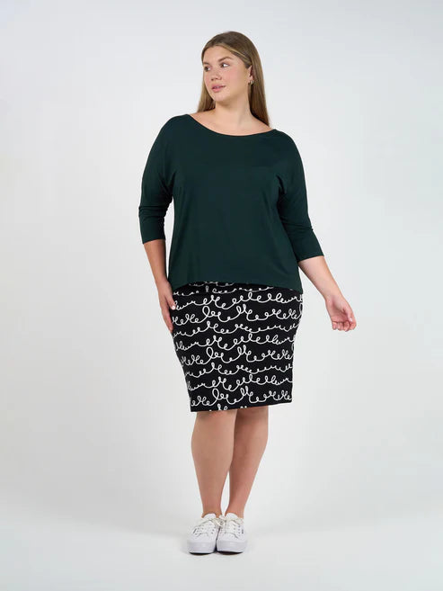 Camila 3/4 Sleeve Bamboo Top