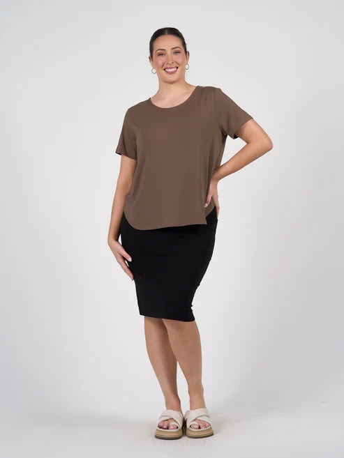 Midi Bamboo Whitney Tube Skirt