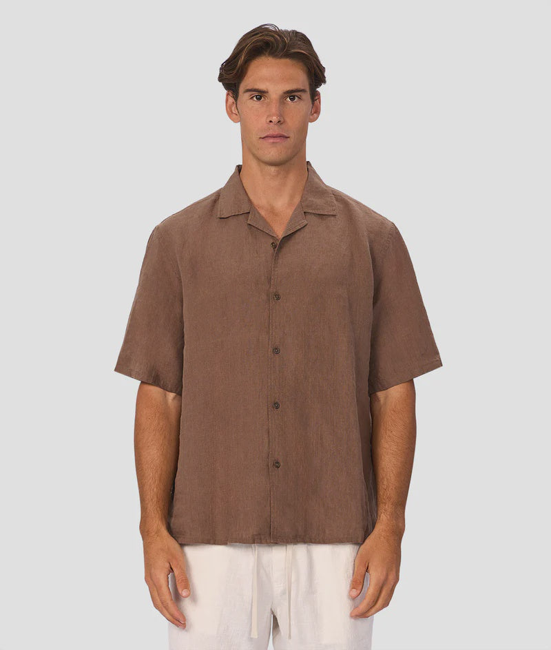 Industrie St Martins S/S Shirt Macchiato