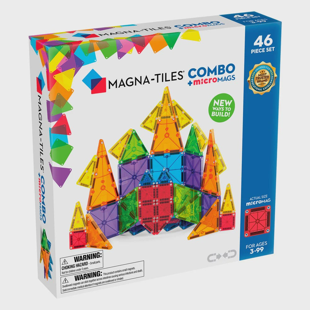 Magna-Tiles Combo Micromags 46 Piece Set
