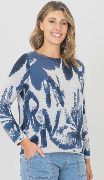 Rozz Jacquard Knit Sweater – Maglia