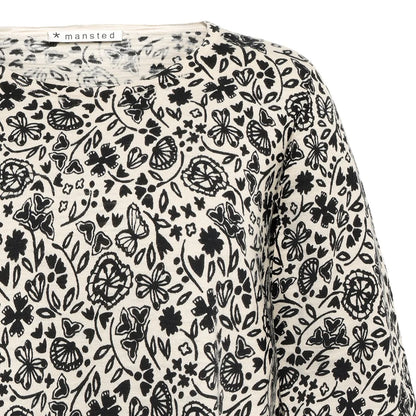 Sun Posy Party Swing Top Black - Mansted