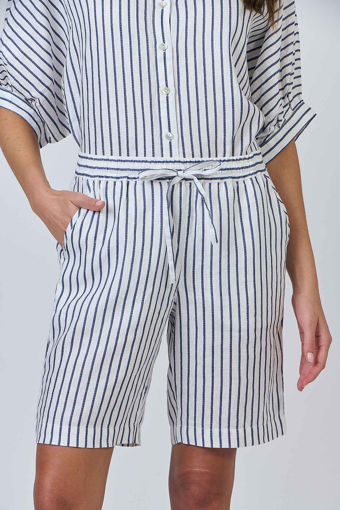 GA241 100% Linen Shorts