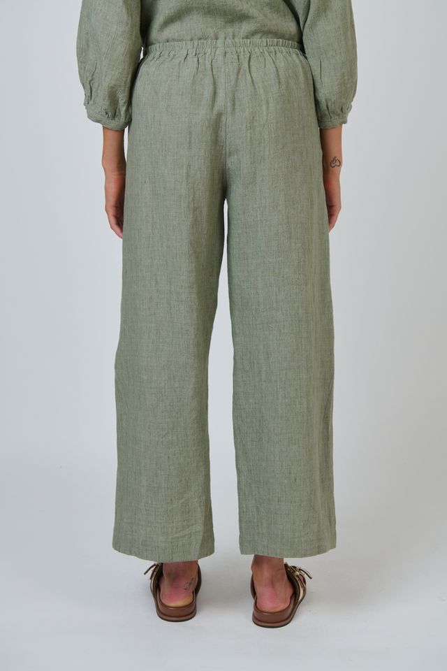 Linen Pants Artichoke - Naturals by O &amp; J