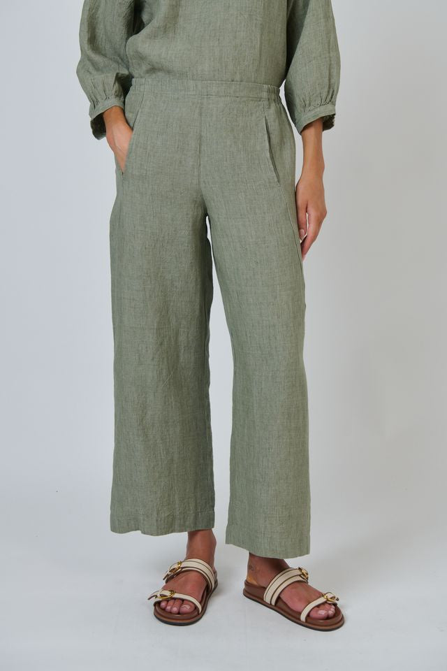 Naturals-by-O-and-J-GA398-Artichoke-Linen-Pant-Front-Swannies-Clothing-Merimbula