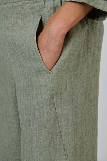Linen Pants Artichoke - Naturals by O &amp; J