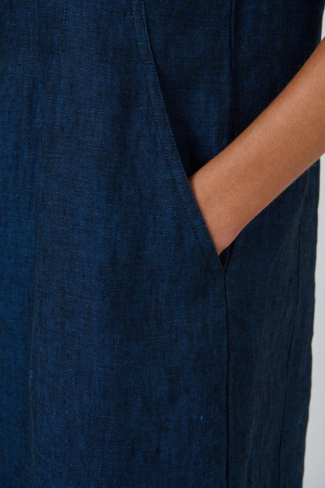 Linen Shirt Dress Eclipse - Naturals by O &amp; J