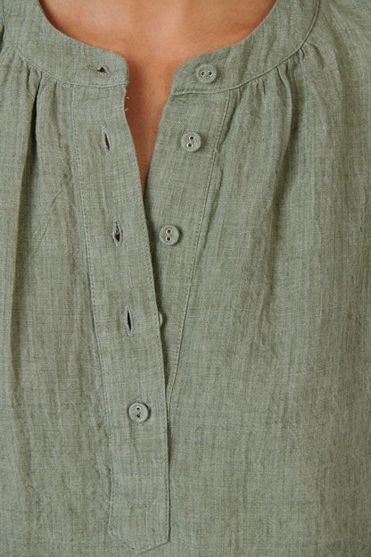 Linen Top Artichoke - Naturals by O &amp; J