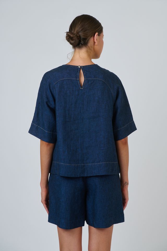 Linen Top Eclipse - Naturals by O &amp; J