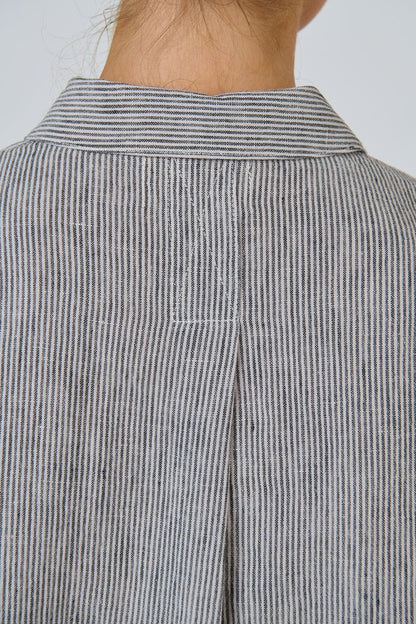 Linen Boxy Fit Top Rue - Naturals by O &amp; J