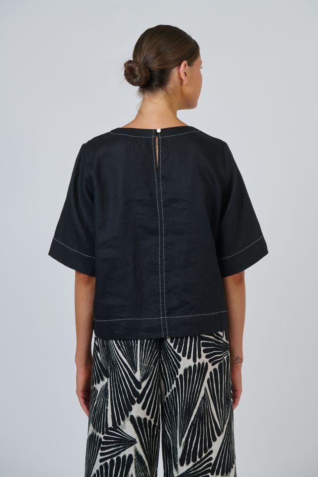 Naturals-by-O-and-J-GA724A-Black-Linen-Top-Back-Swannies-Clothing-Merimbula