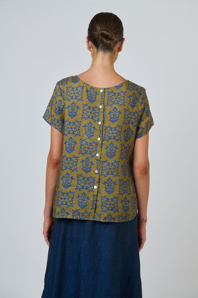 Linen Top Motif - Naturals by O &amp; J