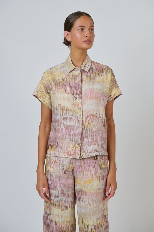 Linen Shirt Jardin - Naturals by O &amp; J