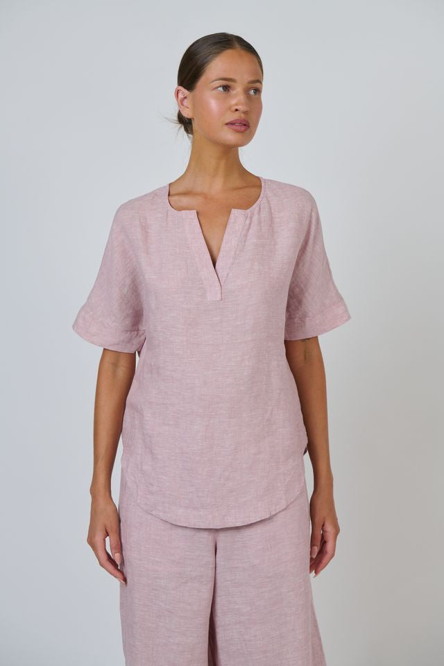 Linen Top Radish - Naturals by O &amp; J