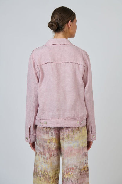 Linen Jacket Radish - Naturals by O &amp; J