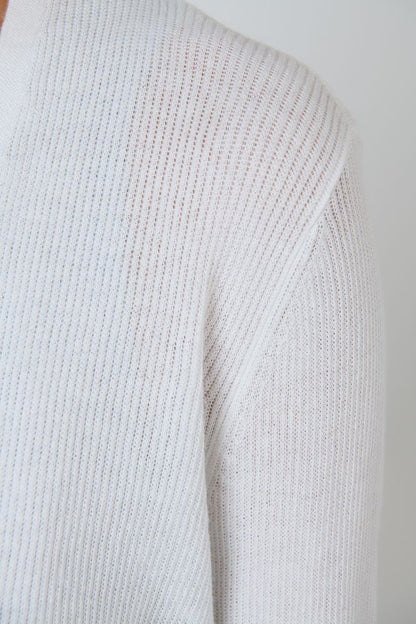 Knitted Cardigan White - Naturals by O &amp; J