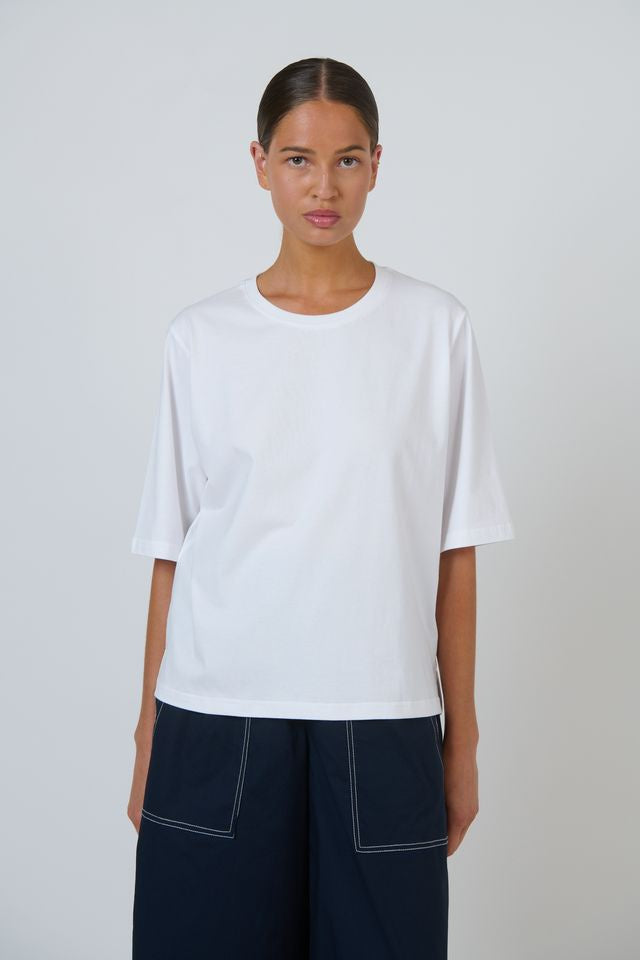 Cotton Tee White - Naturals by O &amp; J