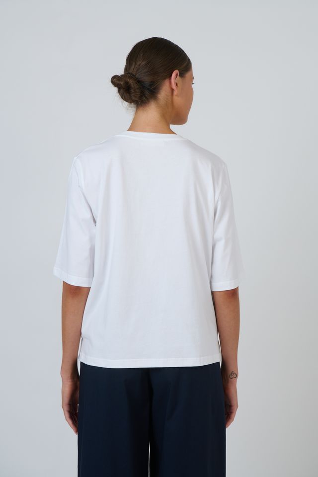 Cotton Tee White - Naturals by O &amp; J