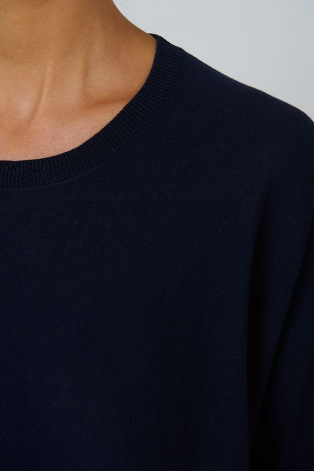 Fine Knit Top Ink - Naturals by O &amp; J