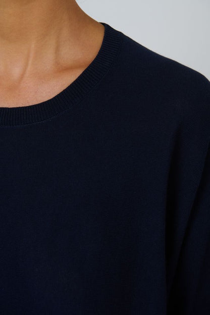 Fine Knit Top Ink - Naturals by O &amp; J