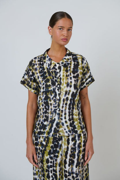 Linen Shirt Lichen - Naturals by O &amp; J