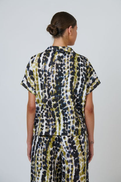 Linen Shirt Lichen - Naturals by O &amp; J