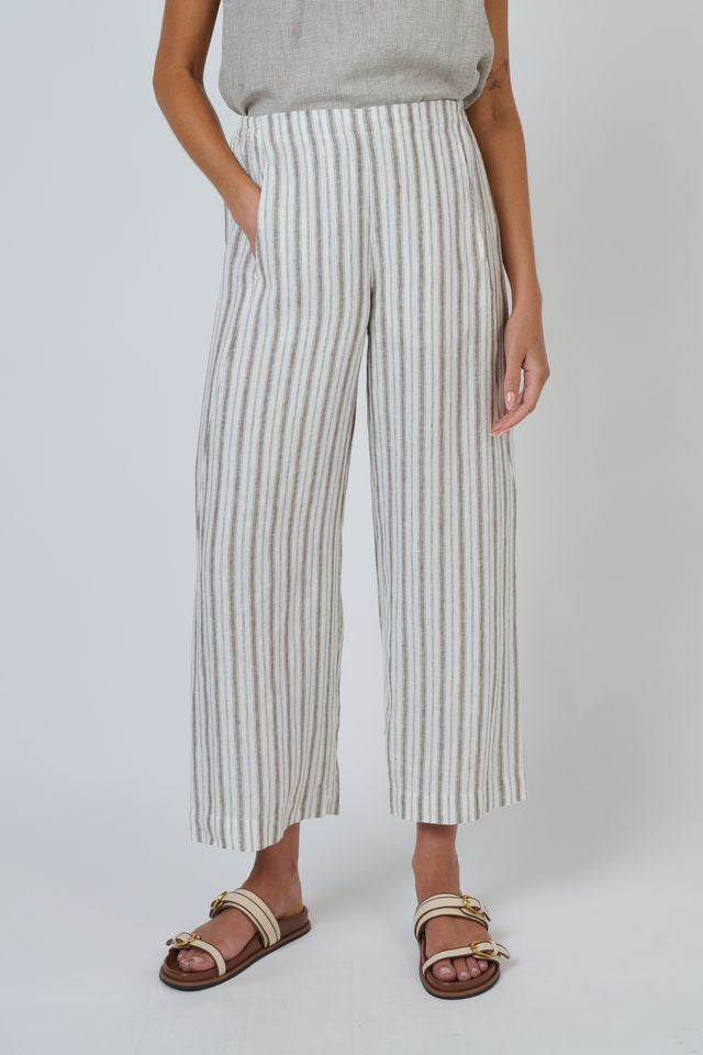 Linen Pant Travertine - Naturals by O &amp; J