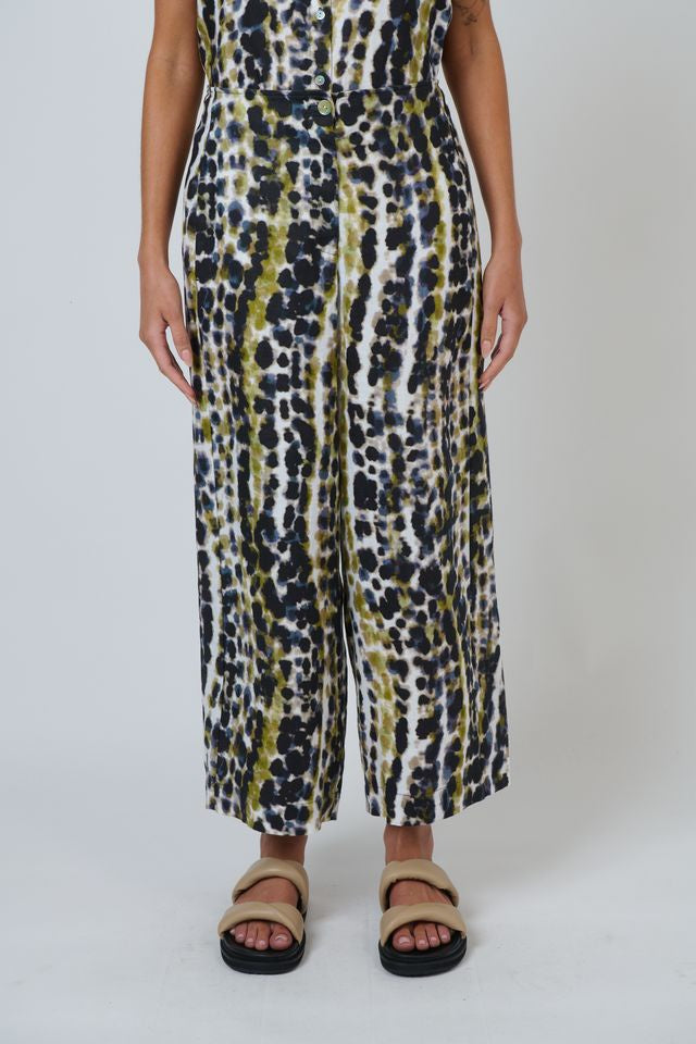 Linen Pant Lichen - Naturals by O &amp; J