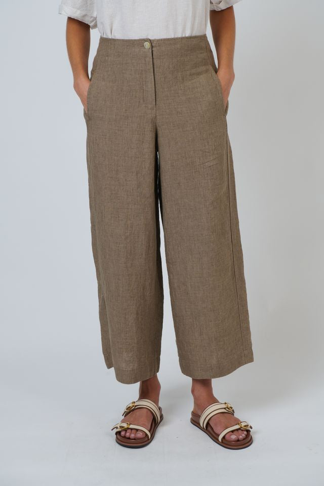 Linen Pant Agate - Naturals by O &amp; J