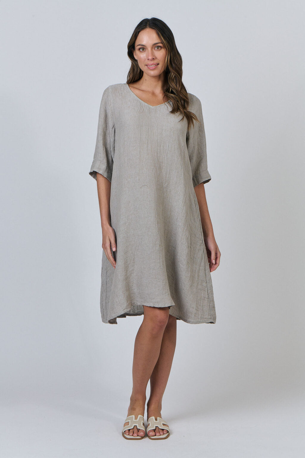 GA526 Linen Dress