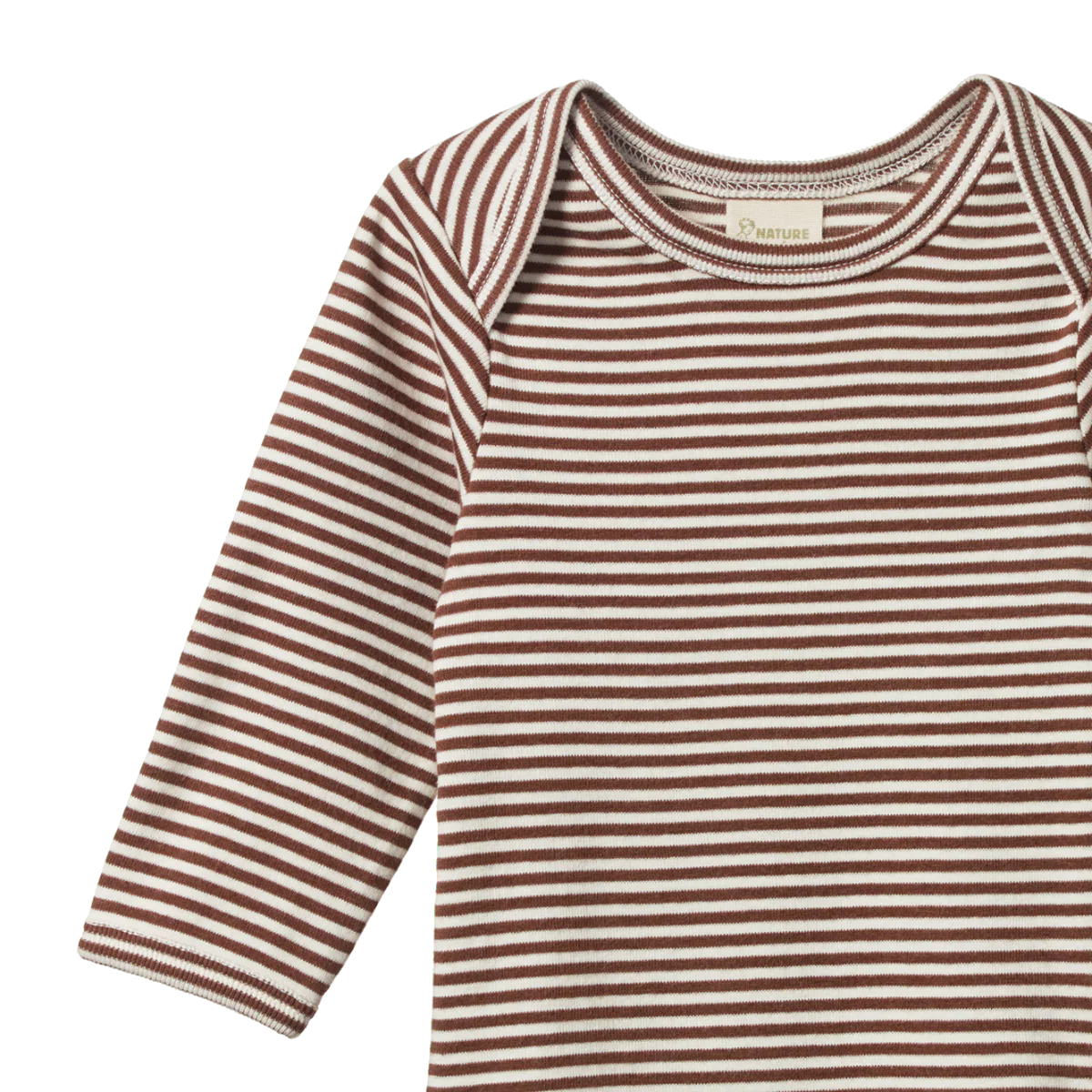 L/S Bodysuit Pinecone Stripe – Nature Baby