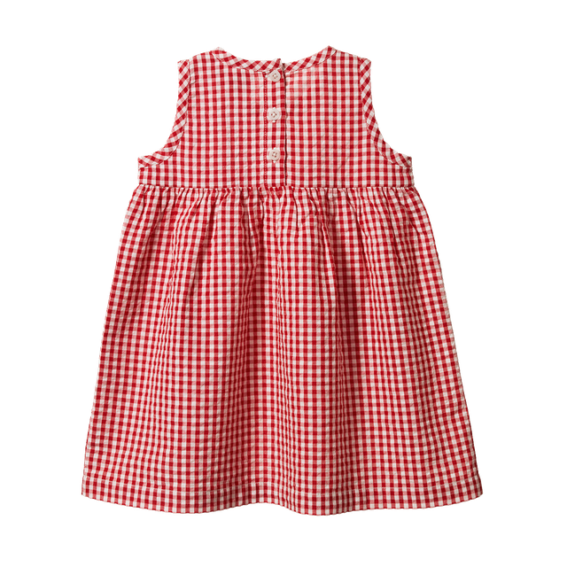 Dorothy Dress Red Gingham - Nature Baby