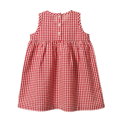 Dorothy Dress Red Gingham - Nature Baby