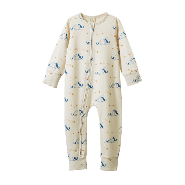 Dreamlands Suit Dog Dream Print - Nature Baby