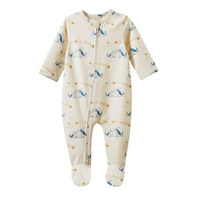 Dreamlands Suit Dog Dream Print - Nature Baby
