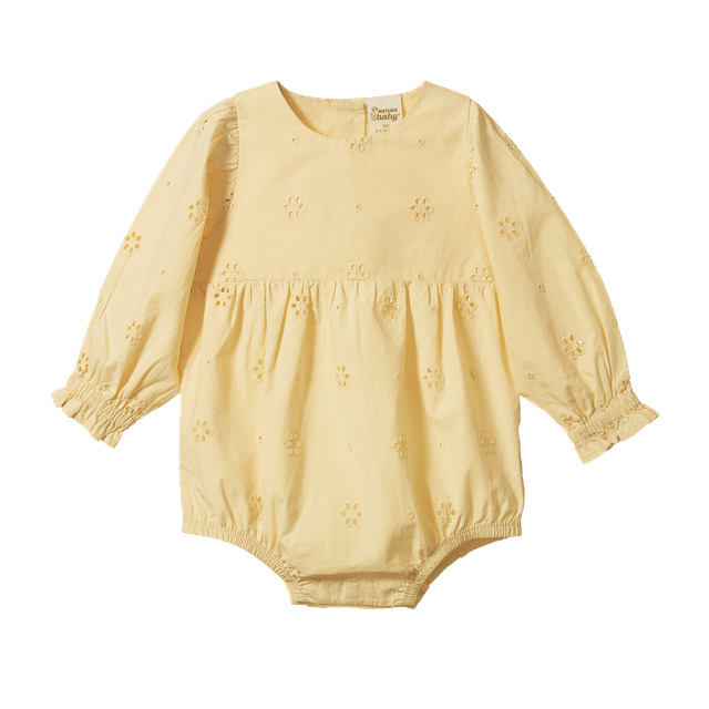 Dulcie Bodysuit Buttercup - Nature Baby