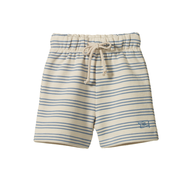 Jimmy Shorts Sweatshirting Stripe Trio - Nature Baby