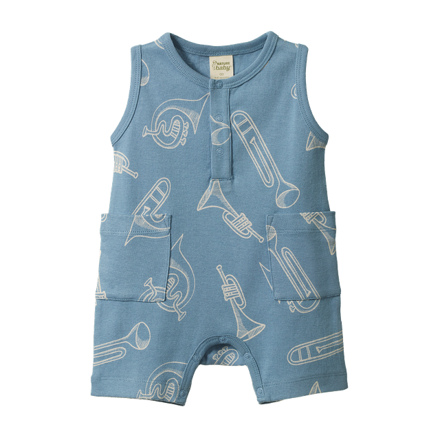 Camper Suit Jazz Print - Nature Baby