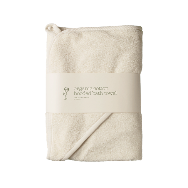 Organic Cotton Hooded Towel - Nature Baby
