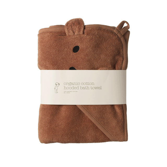 Bear Hooded Towel - Nature Baby