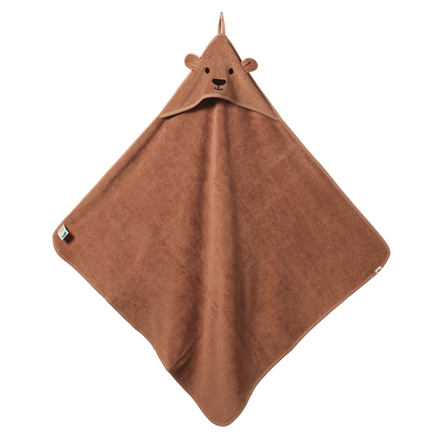 Bear Hooded Towel - Nature Baby