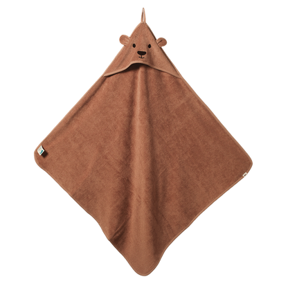 Bear Hooded Towel - Nature Baby